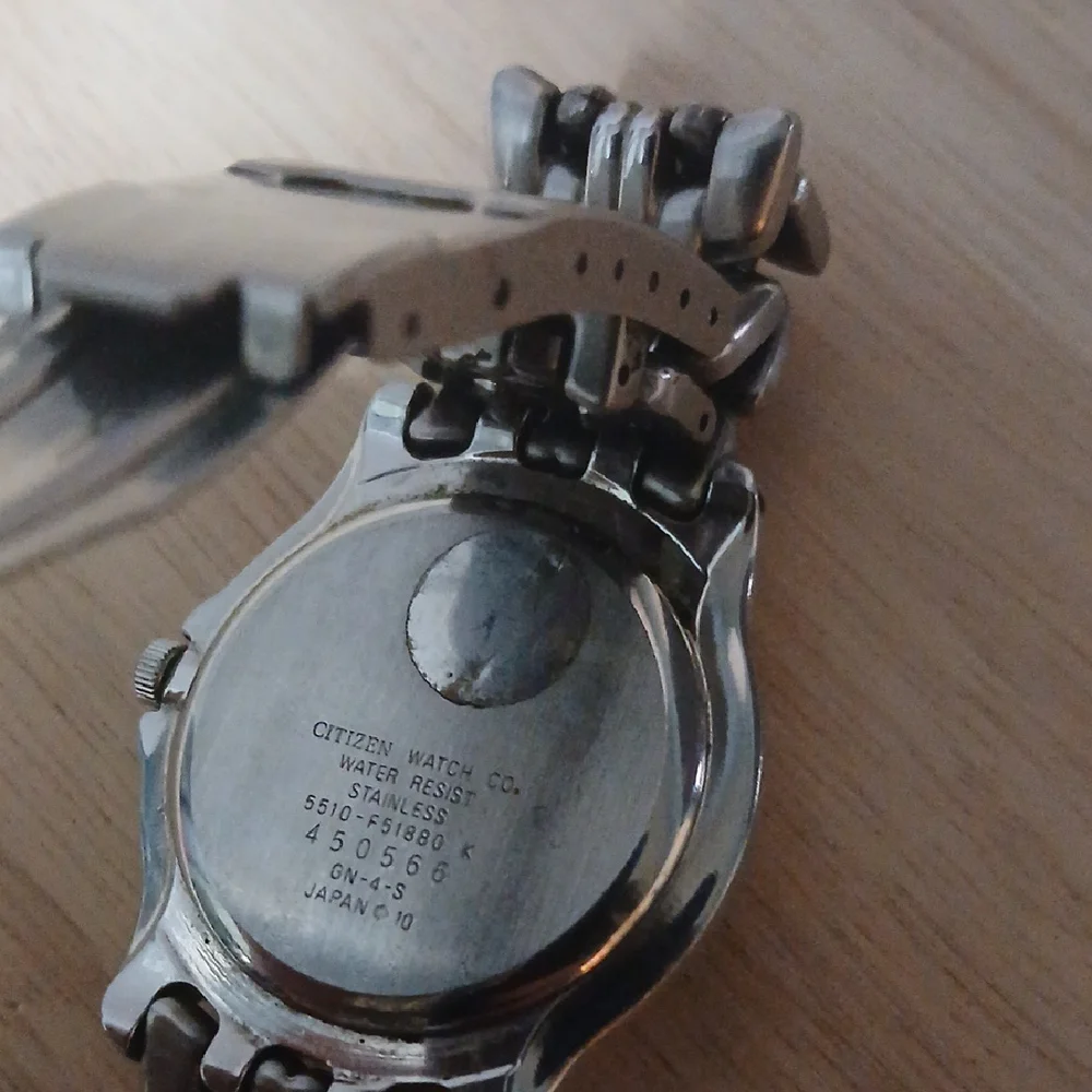 Citizen Silver Watch with Black Dial